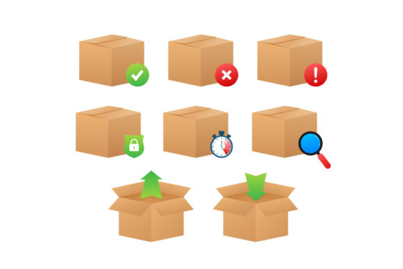 Download Parcel Care Standard Step Icon of Delive - Icon Collection