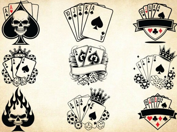 Download Poker Cards Crown Svg Bundle, Royal Svg - Premium Resources