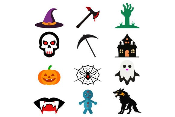 Download Halloween Vector Icon Set | Pumpkin, Gho - Icon Collection