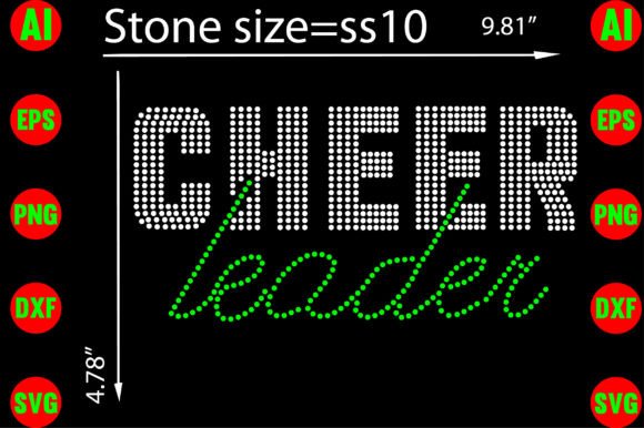 Download Cheer Leader Rhinestone Templates Design - Templates design Collection