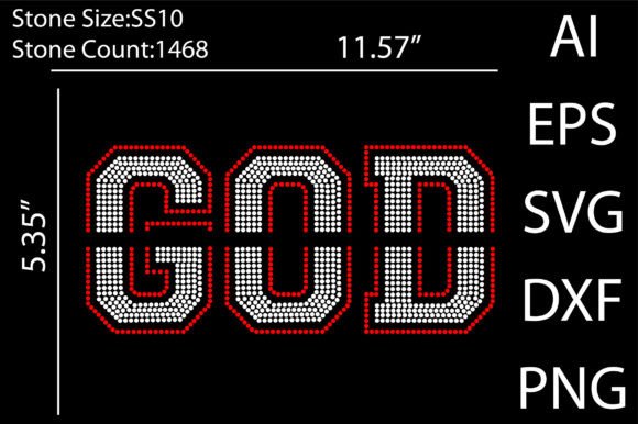 Download God Rhinestone Templates Design - Templates design Collection